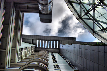 Look up the building