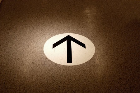 Floor of the arrowの写真素材