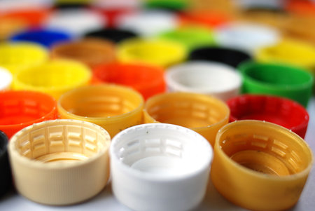 Recycle plastic bottle caps