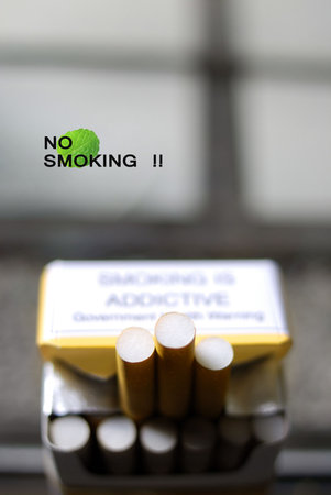 Stop smoking designの写真素材