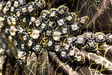 Evening dress -Close upの写真素材