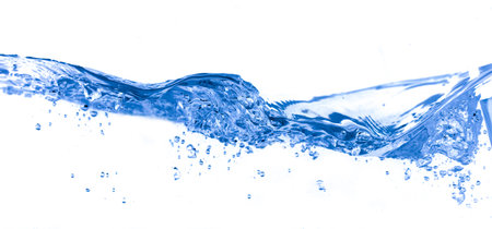 water on a white backgroundの写真素材