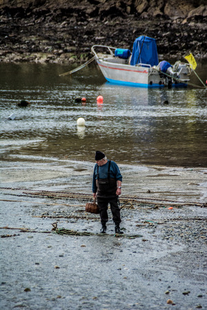 Breton fishermanのeditorial素材