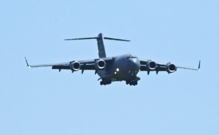 Transport Plane taking off at an Airshow