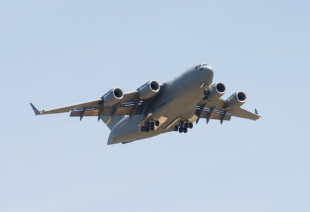 Transport Plane taking off at an Airshow