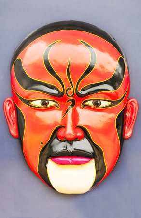 Chinese traditional opera facial painting の写真素材