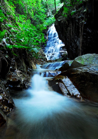 waterfallの写真素材