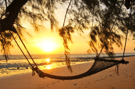 relaxing beachの写真素材