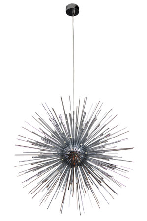 Luxury Chandelier isolated on white の写真素材