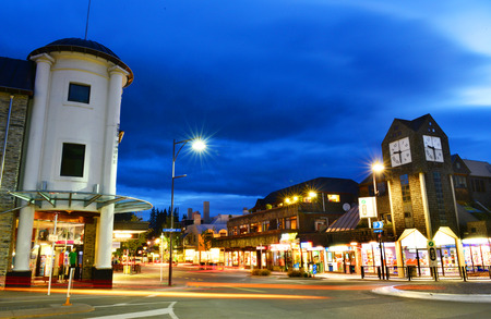 QUEENSTOWN, NZ - Nov18:Visitors in Queenstown Mall on Nov18 ,2014.のeditorial素材