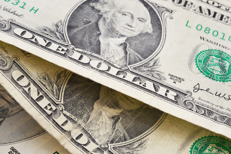 Old one dollar banknote