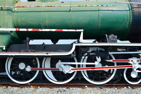 Nakhon Pathom THAILAND - December 24 2015: Old steam locomotive no.263 of State railway of Thailand....