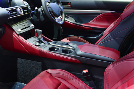 Interior Design of modern carのeditorial素材