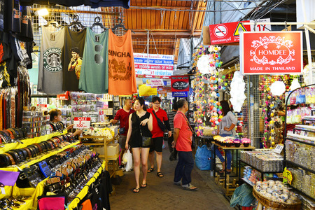 BANGKOK, THAILAND - APRIL 17 : View of Home decor shop at Jatujak Market on April 17, 2016 in Bangkok, Thailand. Jatujak Market is the largest market in Thailand.のeditorial素材
