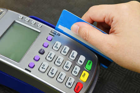 Credit card payment, buy and sell products & serviceの写真素材