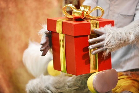 Colorful presents gift Boxes,New Year Celebration background.の写真素材