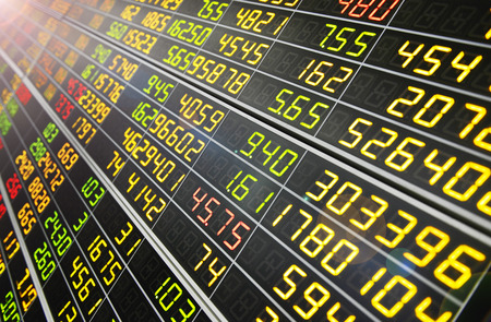 Display of Stock market quotes thailand