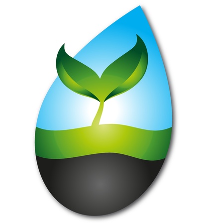 logo design for eco companyのイラスト素材