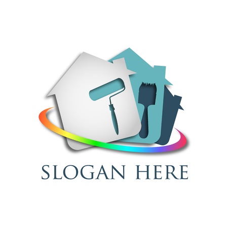 Logo Design for Business, paintingのイラスト素材