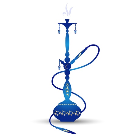 hookah with oriental pattern for the vectorのイラスト素材