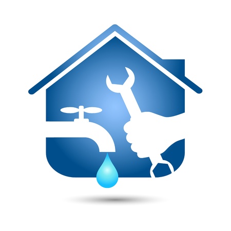 repair plumbing design for businessのイラスト素材