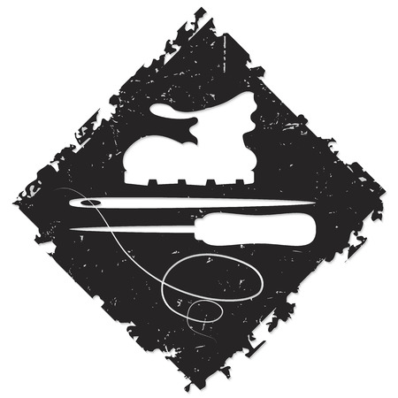 design shoe repair for the vectorのイラスト素材