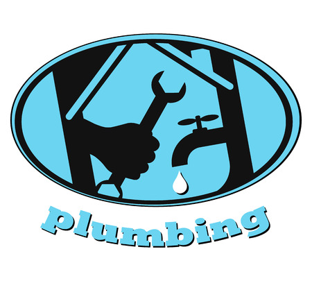 repair plumbing and plumbing design for businessのイラスト素材