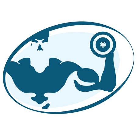 Symbol for fitness and gym, vectorのイラスト素材