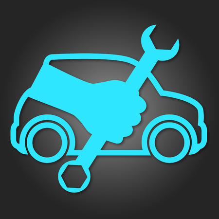 design for auto repair, vector for businessのイラスト素材