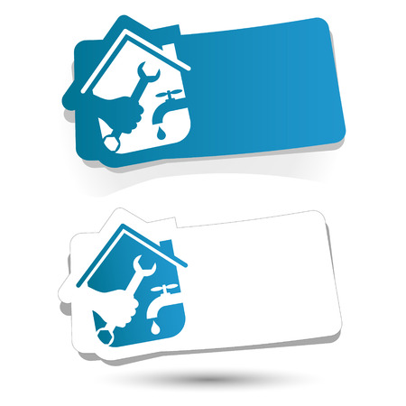 image repair plumbing and water supply systemsのイラスト素材