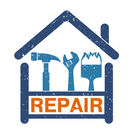 Home Repair tool is a symbol for the businessのイラスト素材