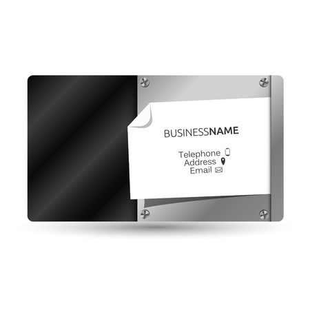 Business card is a unique template for printingのイラスト素材