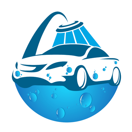 Car wash symbol for businessのイラスト素材