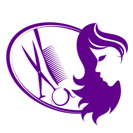 Scissors and comb for beauty salon vectorのイラスト素材