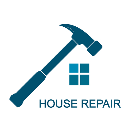Repair and maintenance of home symbol for businessのイラスト素材