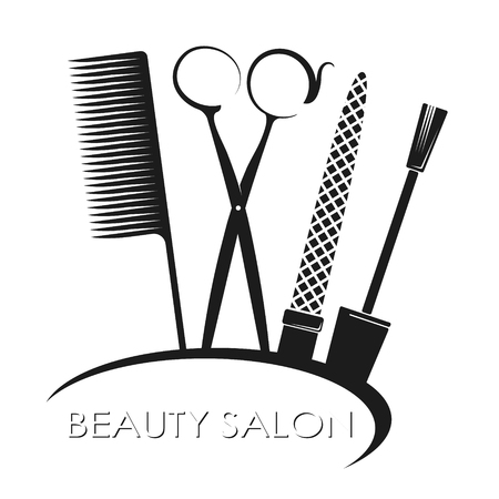 Manicure and beauty salon symbol for businessのイラスト素材