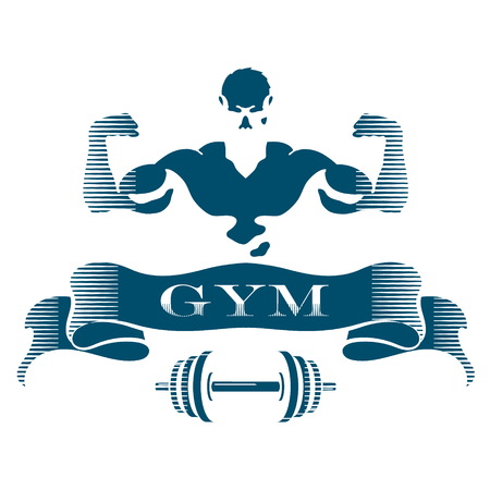 Design for fitness gym vectorのイラスト素材