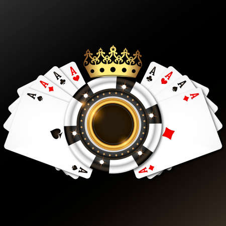 Golden unique vip card casino designのイラスト素材