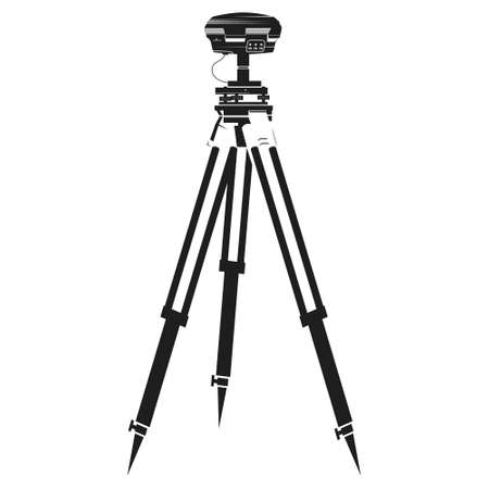 Fisherman with fishing rod in boat, symbol for fishingのイラスト素材