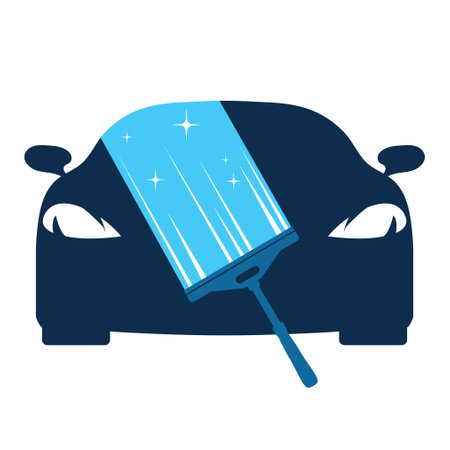 Car wash symbol for businessの写真素材