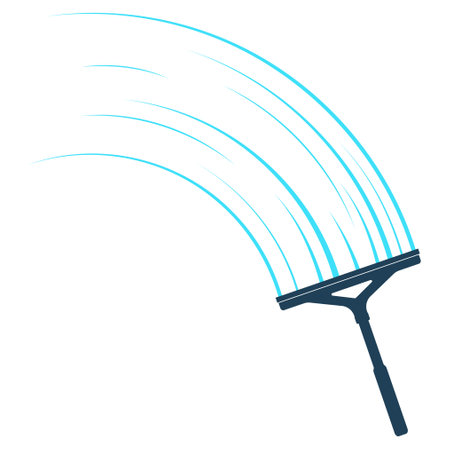 Window glass cleaner scraper symbolの写真素材