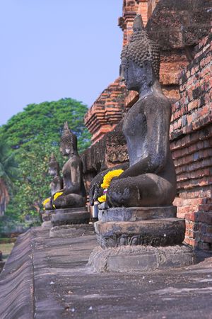 Buddha image Sukhotai National Park, Thailandの写真素材
