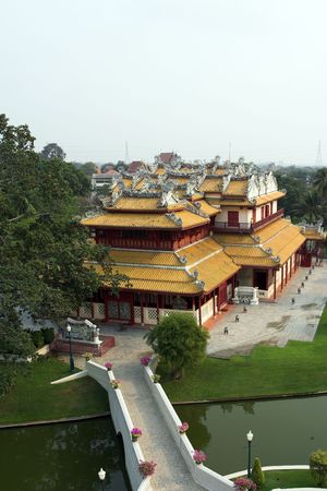 Bang Pa In Summer Palace for the Royal family, Thailandの写真素材