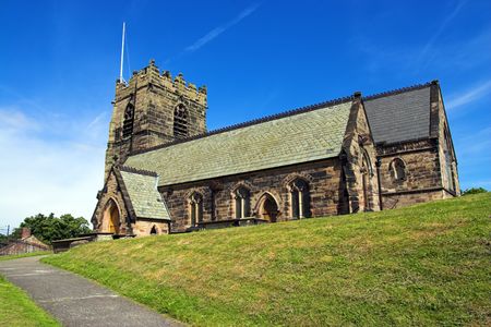 St Oswald's Bidston Parish Churchの写真素材