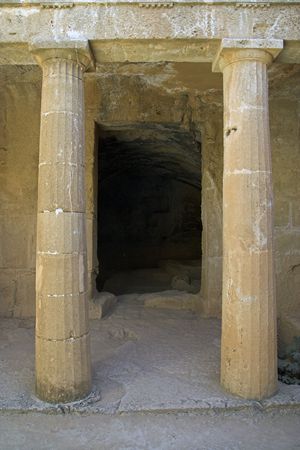 Tombs of the Kings, Paphos, Cyprusの写真素材