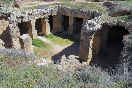 Tombs of the Kings, Paphos, Cyprusの写真素材