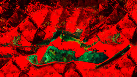 Abstract image of glass, light and color