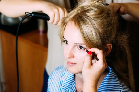 girl is going to become his wifeの写真素材