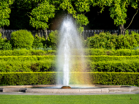 Conservatory Garden in Central Park, New York Cityの写真素材