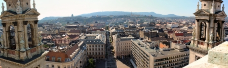 Budapest Panorama from St  Stephenの写真素材